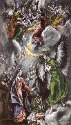 El Greco The Annuciation oil on canvas